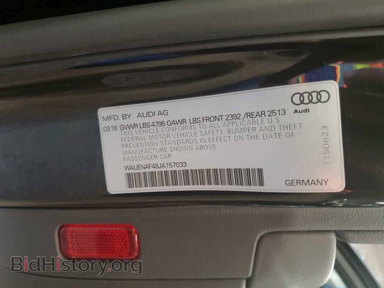 2018 AUDI A4 - VIN: WAUENAF48JA157033 - Photo 12