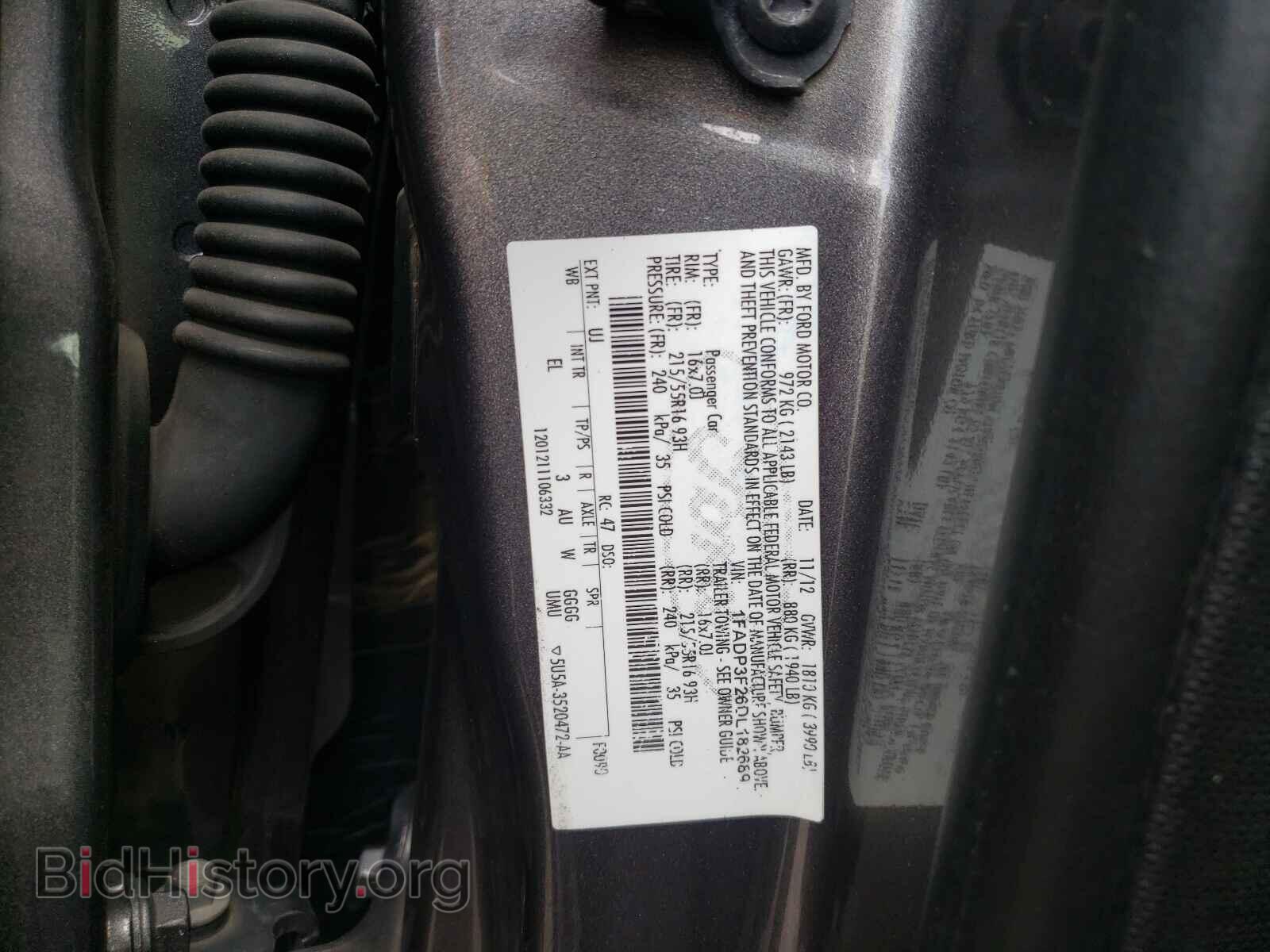 2013 FORD FOCUS - VIN: 1FADP3F26DL182689 - Фото 10
