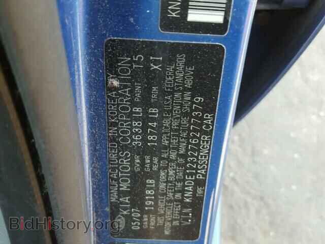 2007 KIA RIO BASE - VIN: KNADE123276277379 - Фото 10