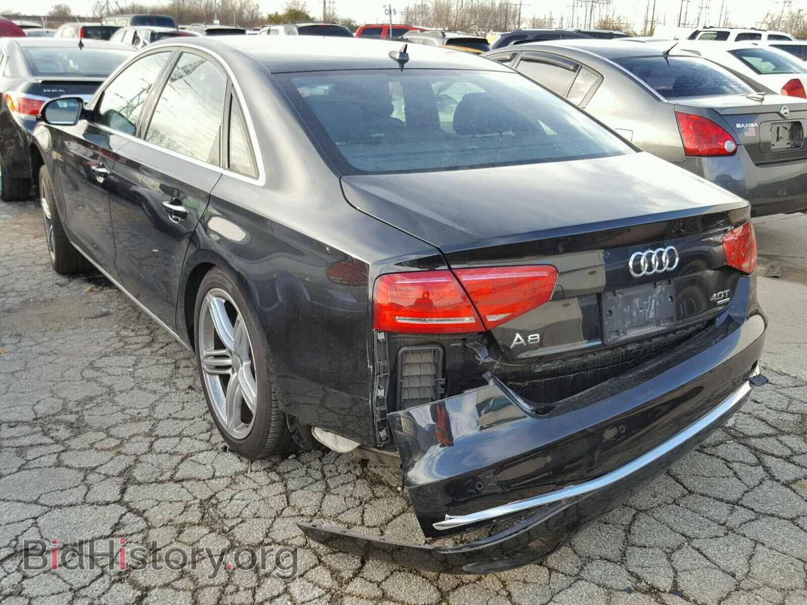 2013 AUDI A8 - VIN: WAUA2AFD8DN019447 - Фото 3