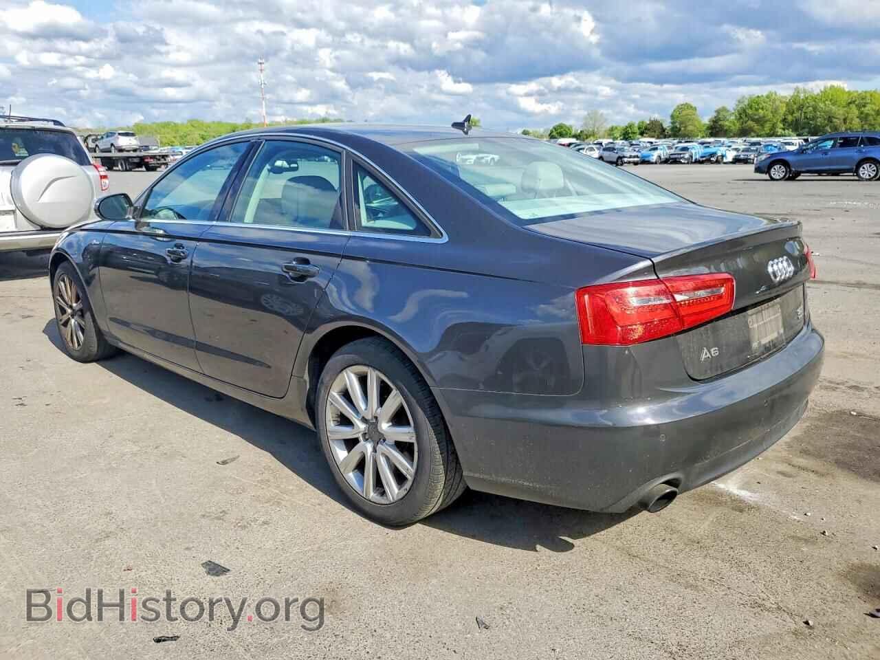 2013 AUDI A6 - VIN: WAUGGAFC8DN038888 - Фото 2