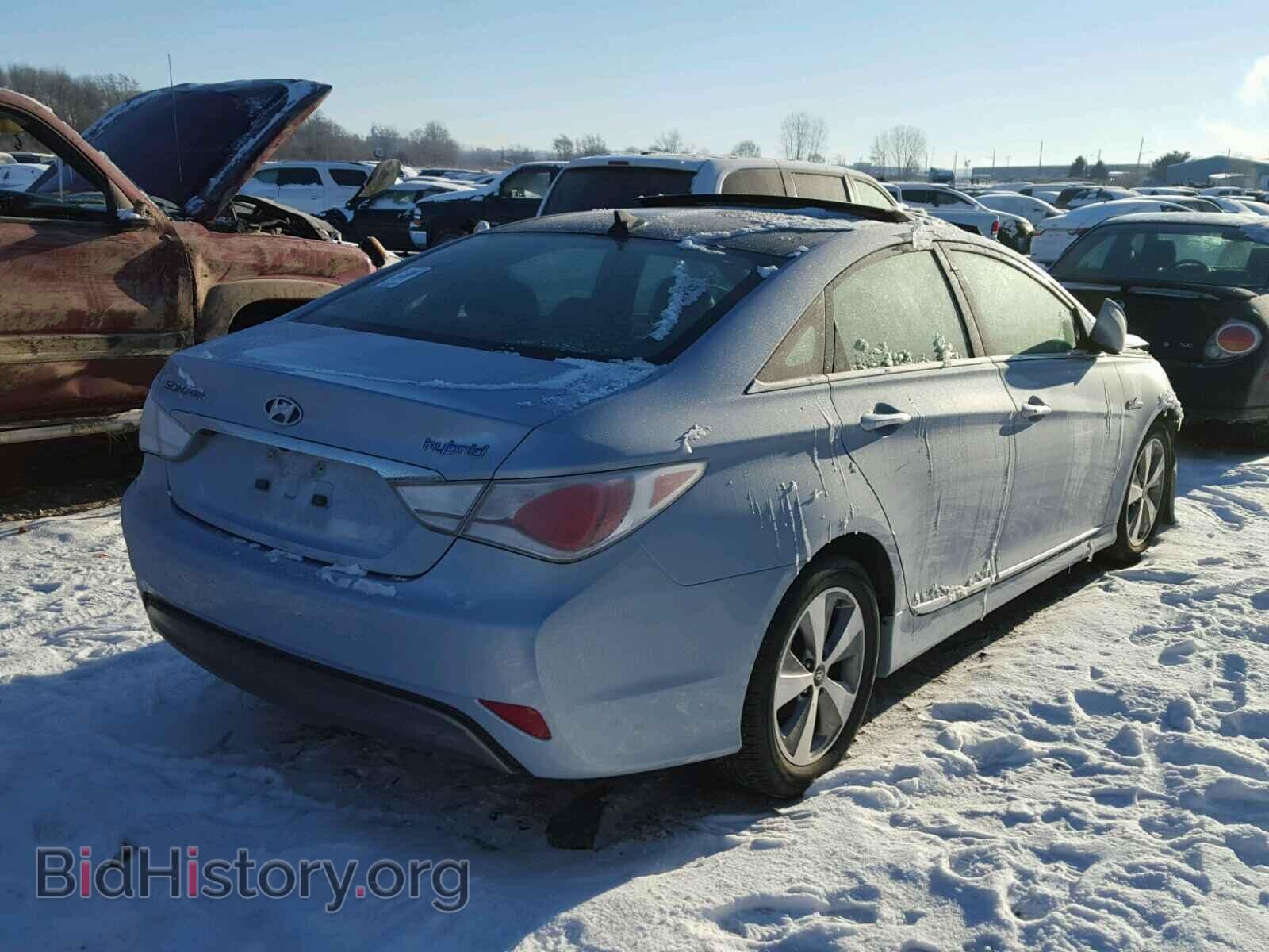 2012 HYUNDAI SONATA - VIN: KMHEC4A48CA047129 - Фото 4