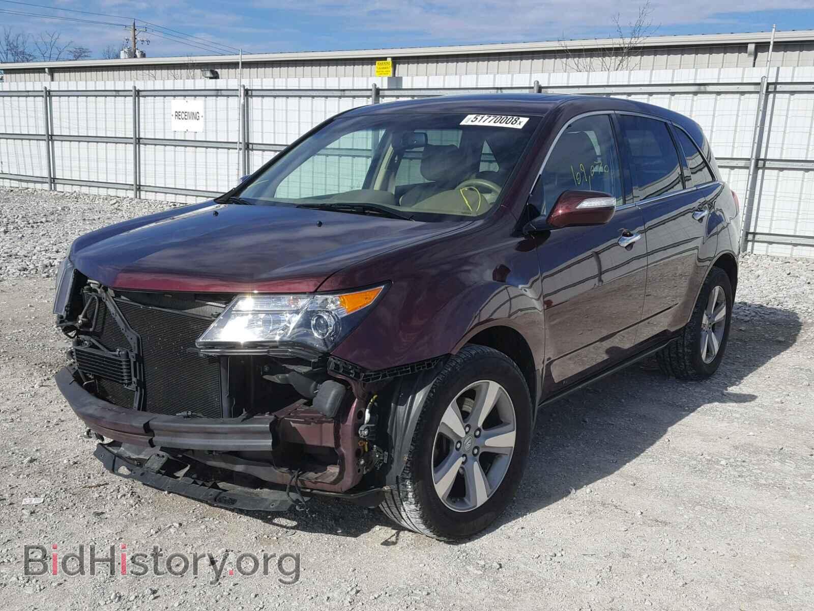 2012 ACURA MDX - VIN: 2HNYD2H41CH526030 - Фото 2