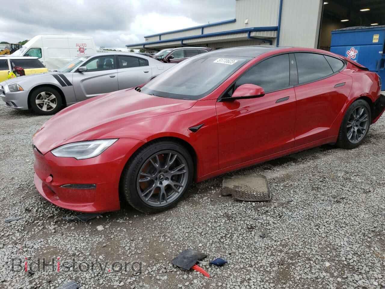 Photo 5YJSA1E52MF454130 - TESLA MODEL S 2021