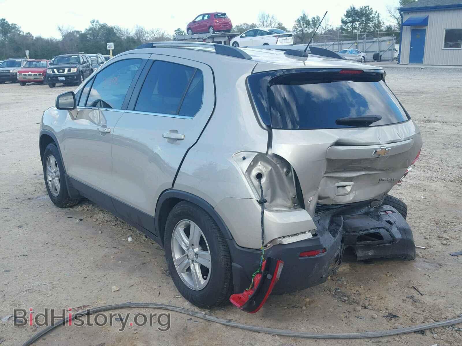2016 CHEVROLET TRAX - VIN: 3GNCJLSB0GL233861 - Фото 3