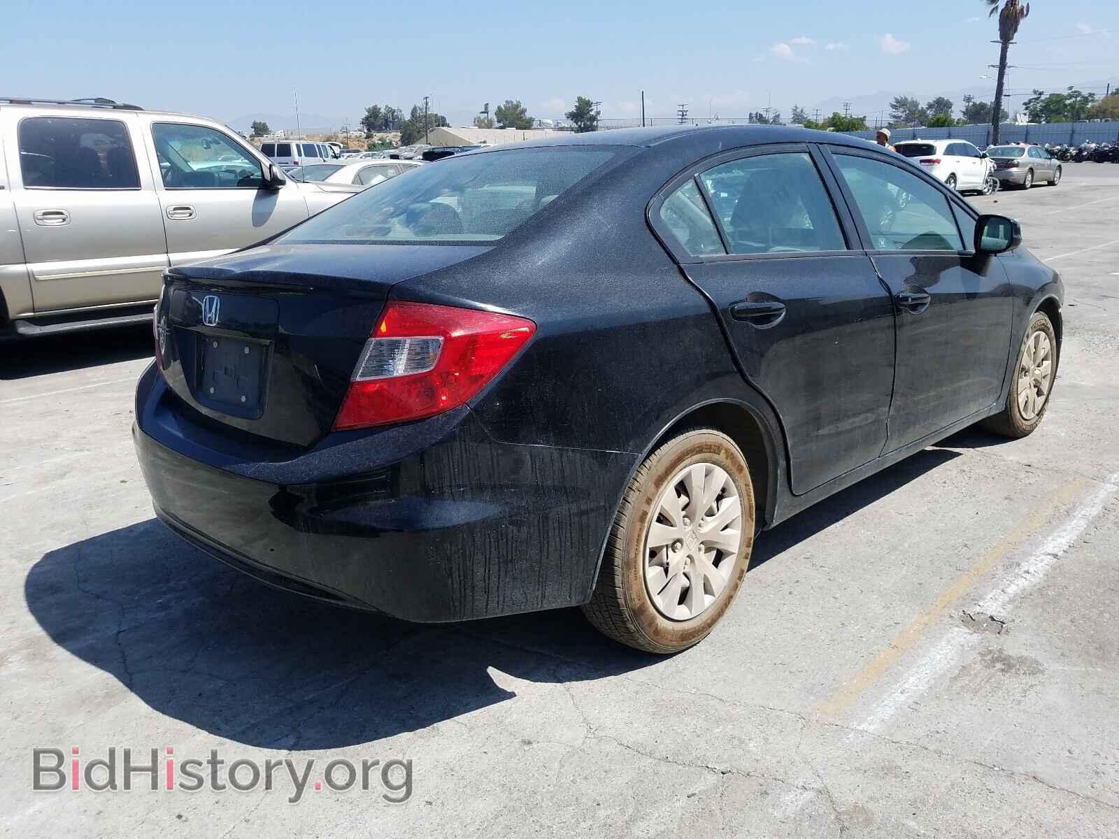 2012 HONDA CIVIC - VIN: 19XFB2F5XCE304600 - Фото 4