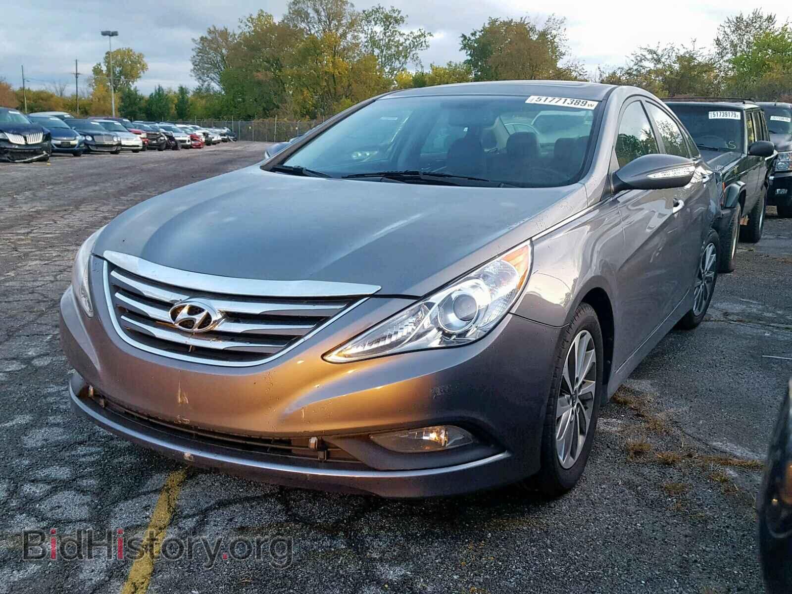 2014 HYUNDAI SONATA - VIN: 5NPEC4AC1EH857676 - Фото 2