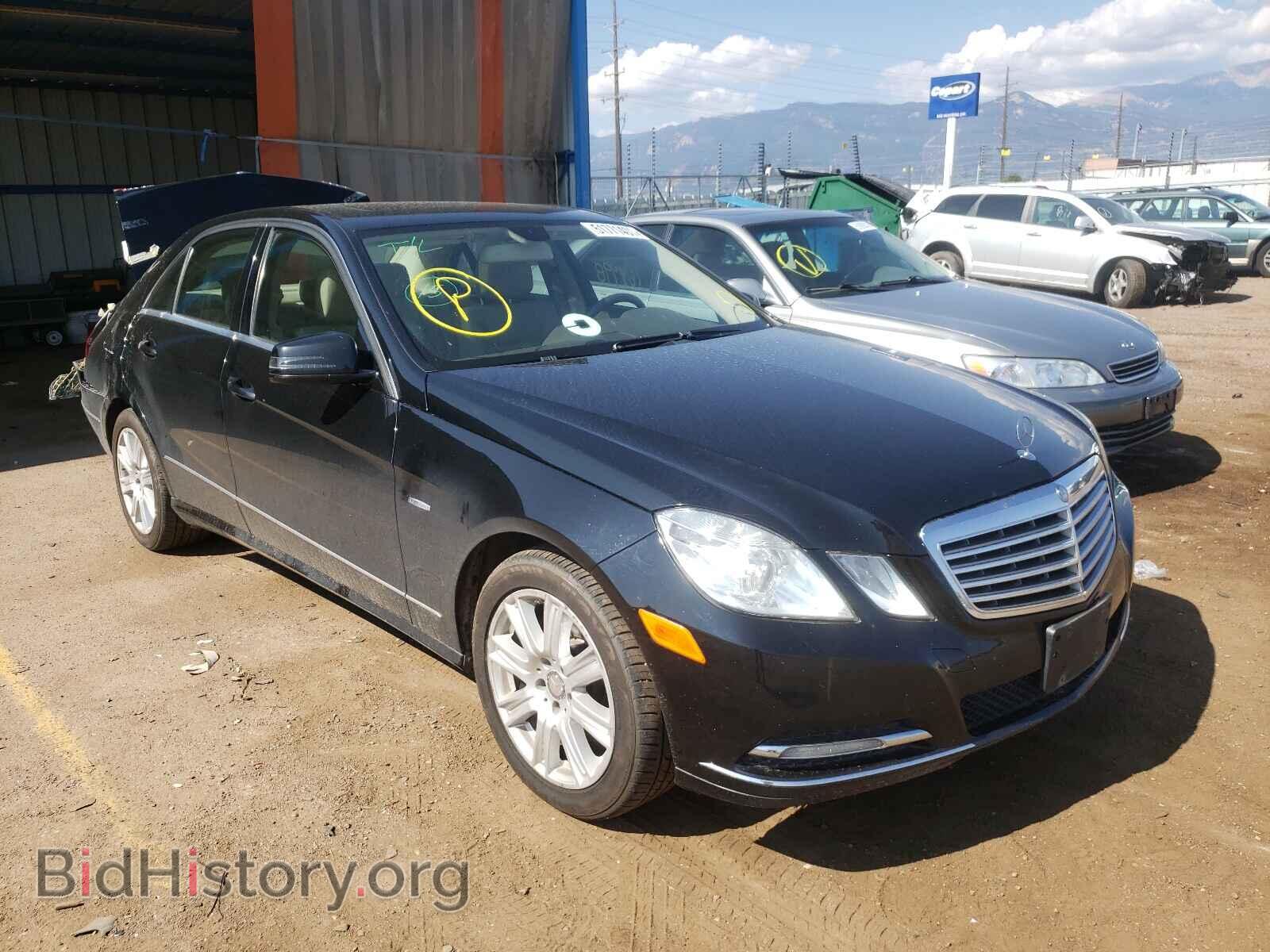 Photo WDDHF8JB4CA628471 - MERCEDES-BENZ E-CLASS 2012