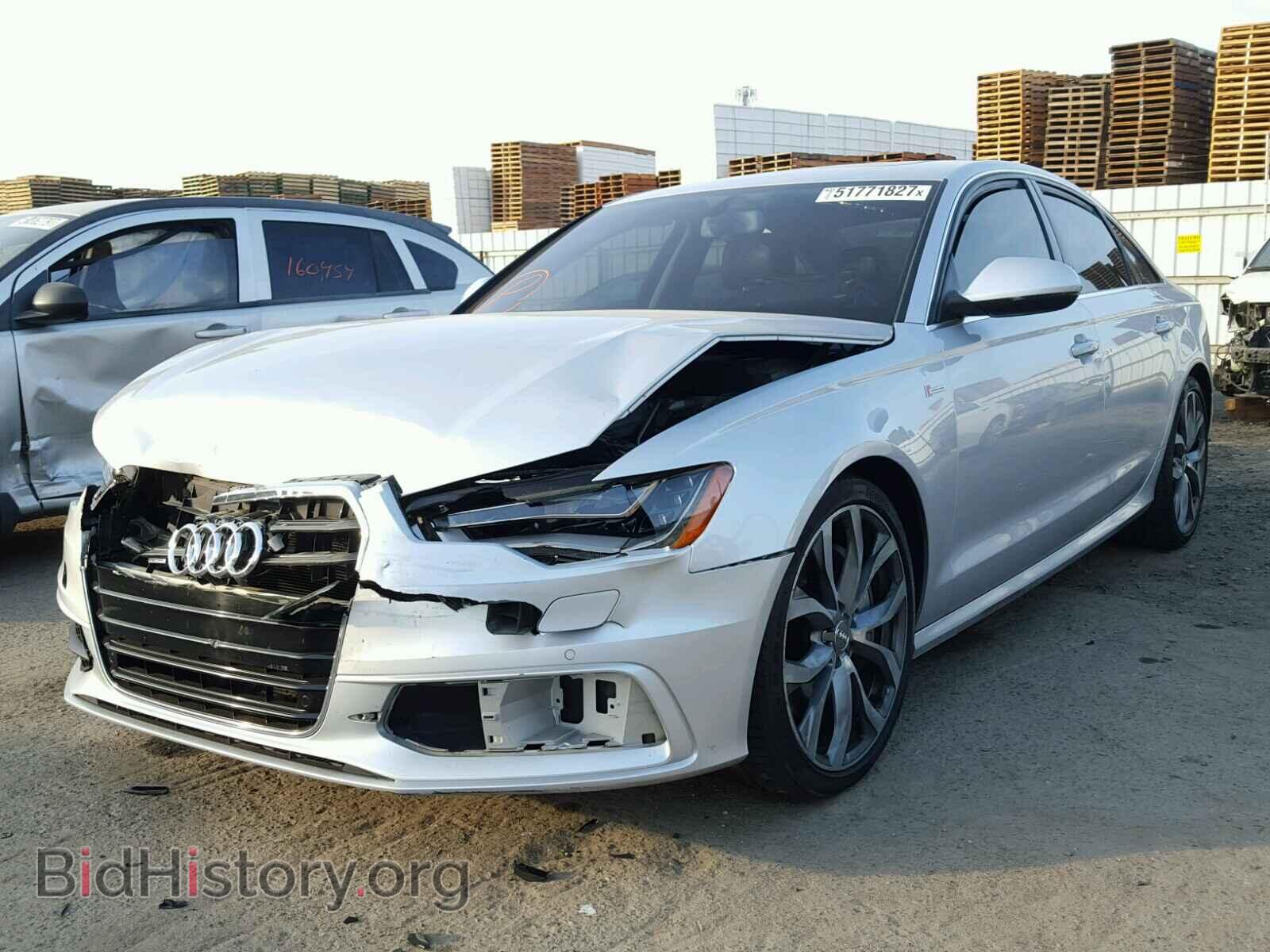 2014 AUDI A6 - VIN: WAUHGAFC0EN073141 - Фото 2