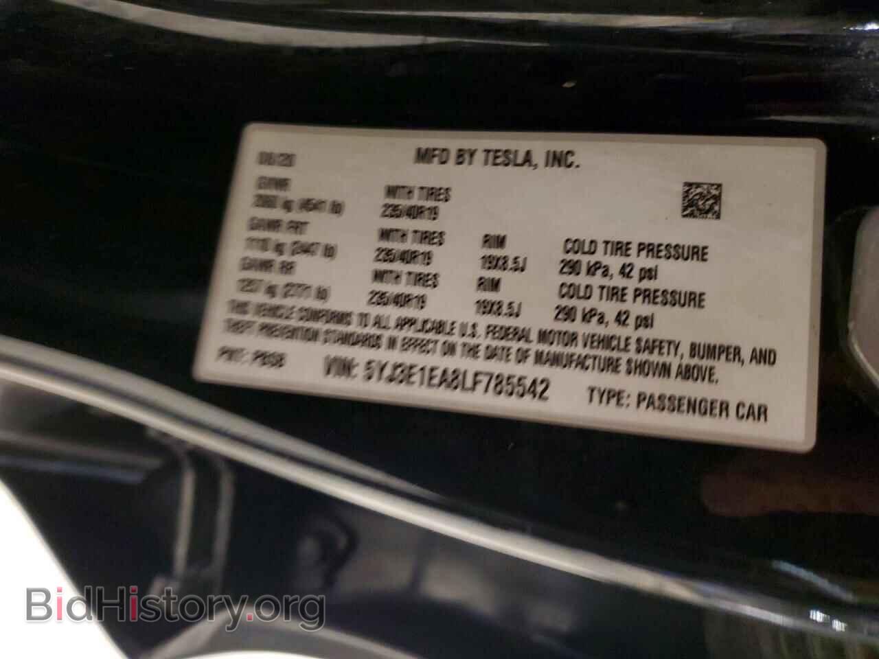 2020 TESLA MODEL 3 - VIN: 5YJ3E1EA8LF785542 - Photo 13