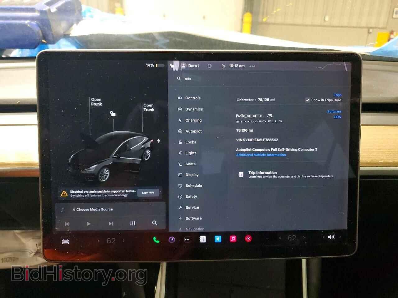 2020 TESLA MODEL 3 - VIN: 5YJ3E1EA8LF785542 - Photo 9