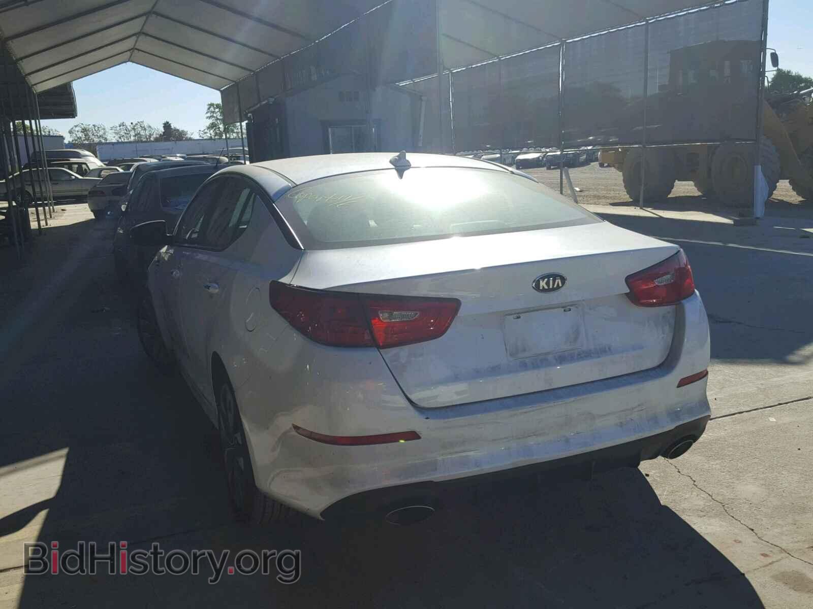 2015 KIA OPTIMA - VIN: 5XXGR4A79FG490193 - Фото 3