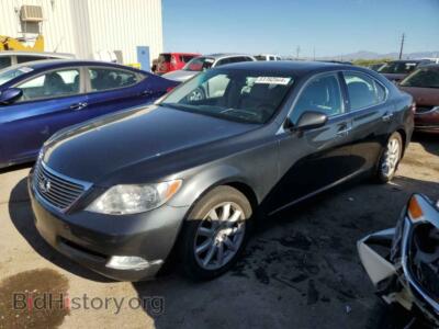 2008 Lexus LS460 460, charcoal — VIN JTHBL46F385077770, Copart