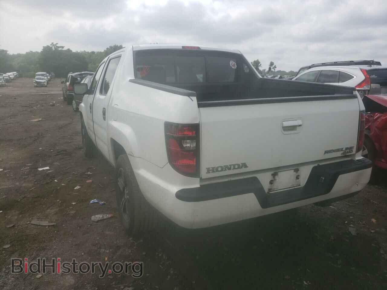 2014 HONDA RIDGELINE - VIN: 5FPYK1F7XEB004595 - Фото 3