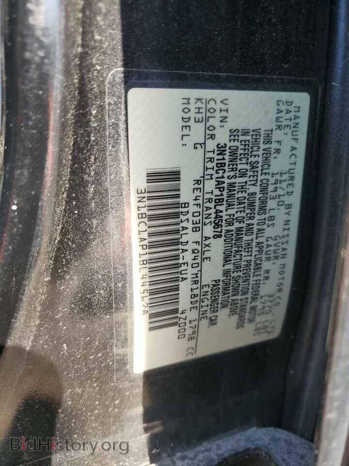 2011 NISSAN VERSA - VIN: 3N1BC1AP1BL445678 - Фото 12