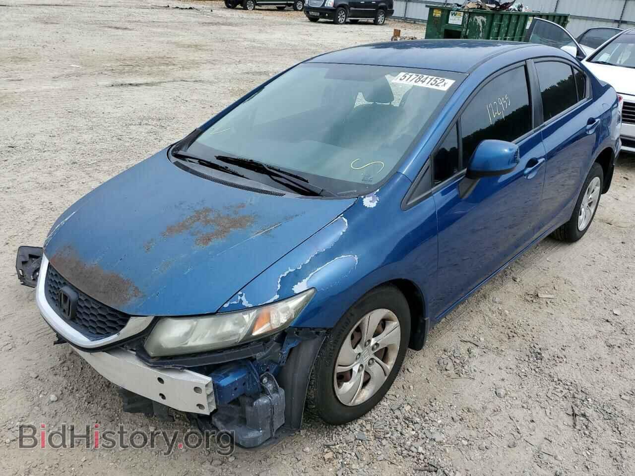2013 HONDA CIVIC - VIN: 2HGFB2F59DH568821 - Фото 2