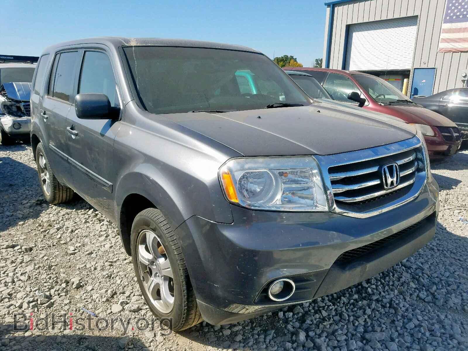 Photo 5FNYF4H57DB001291 - HONDA PILOT EXL 2013