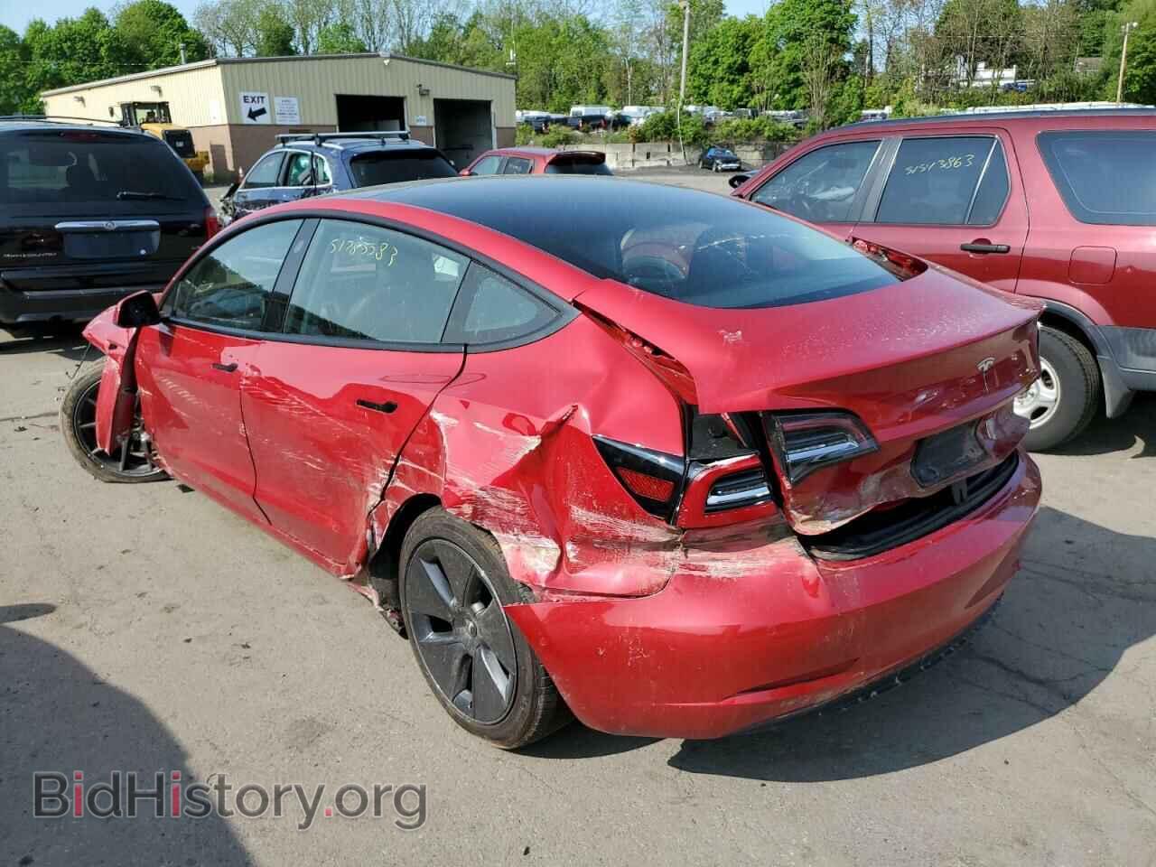 2022 TESLA MODEL 3 - VIN: 5YJ3E1EB6NF202879 - Фото 2