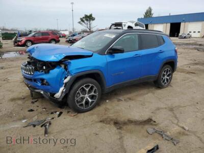 2024 Jeep COMPASS Limited, синий — VIN 3C4NJDCN9RT140663, Copart
