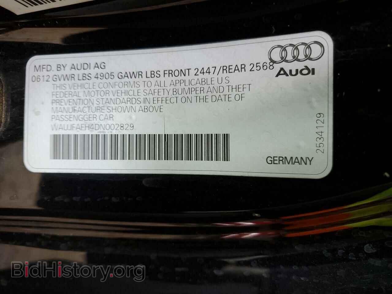 2013 AUDI A5 - VIN: WAUJFAFH4DN002829 - Photo 13