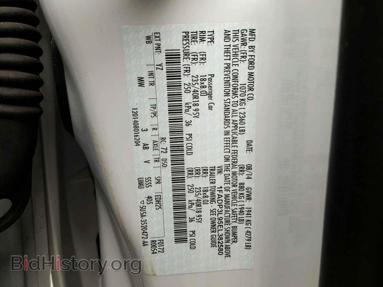 2014 FORD FOCUS - VIN: 1FADP3L95EL382580 - Photo 10