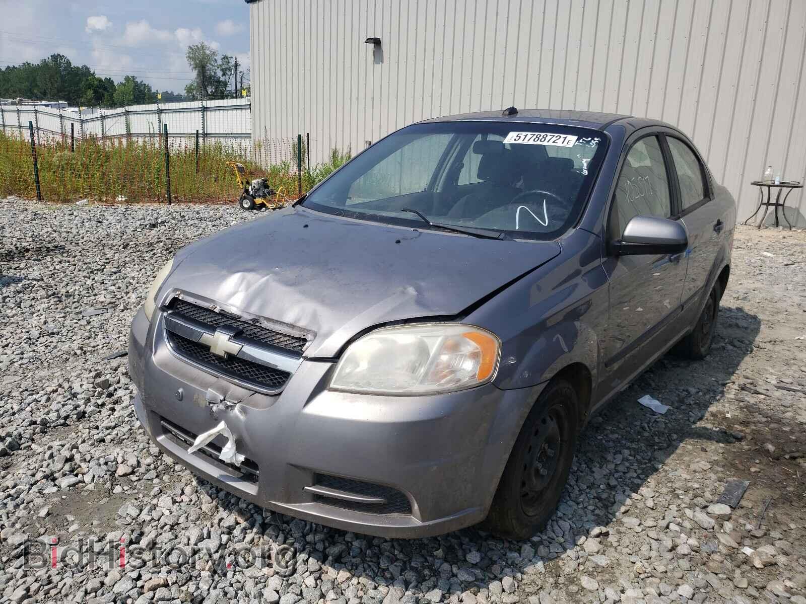 2010 CHEVROLET AVEO - VIN: KL1TD5DEXAB080621 - Фото 2