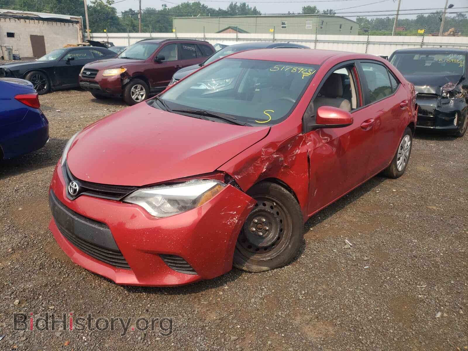 2014 TOYOTA COROLLA - VIN: 2T1BURHE2EC145734 - Фото 2