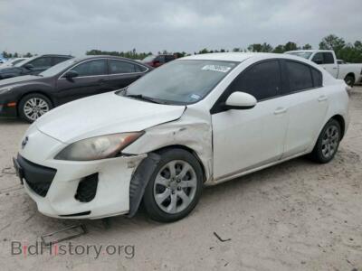 2013 Mazda 3 I, белый — VIN JM1BL1TF7D1768841, Copart