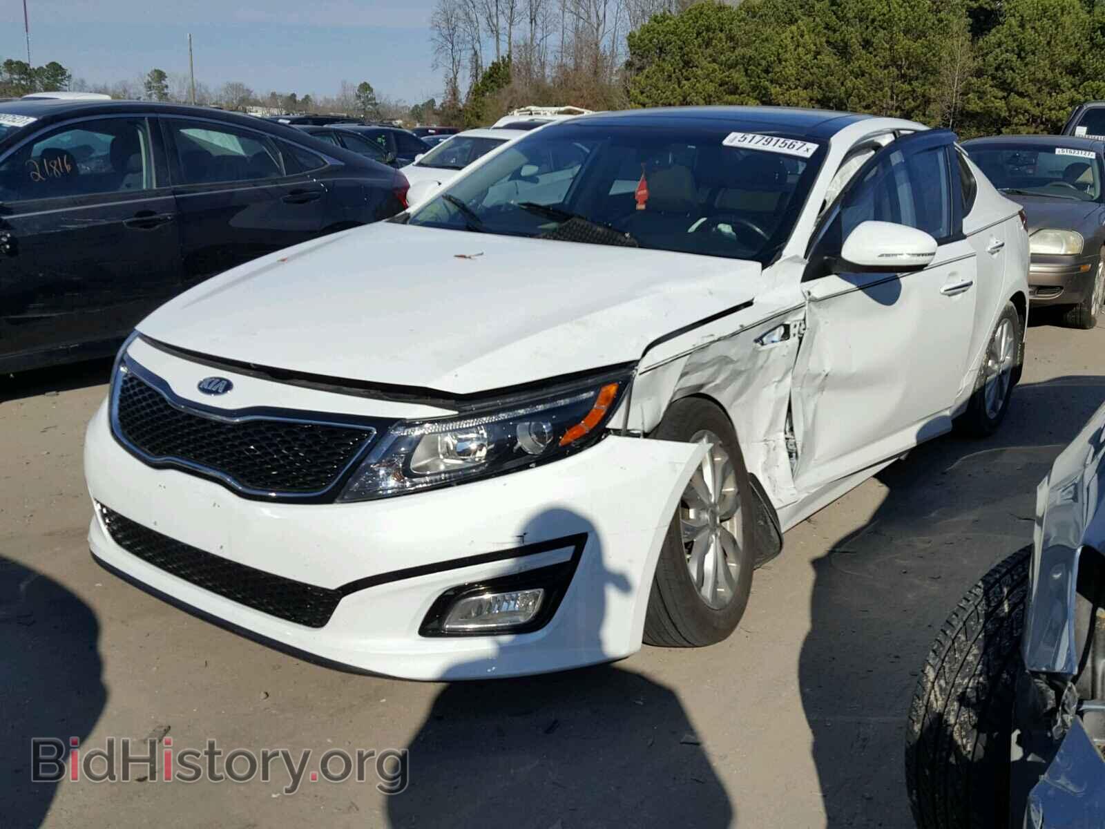 2015 KIA OPTIMA - VIN: 5XXGN4A74FG503167 - Фото 2