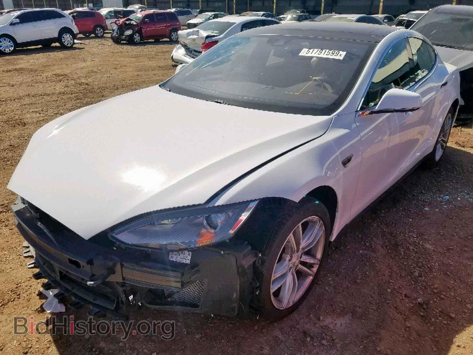 2015 TESLA MODEL S - VIN: 5YJSA1E20FF115598 - Фото 2