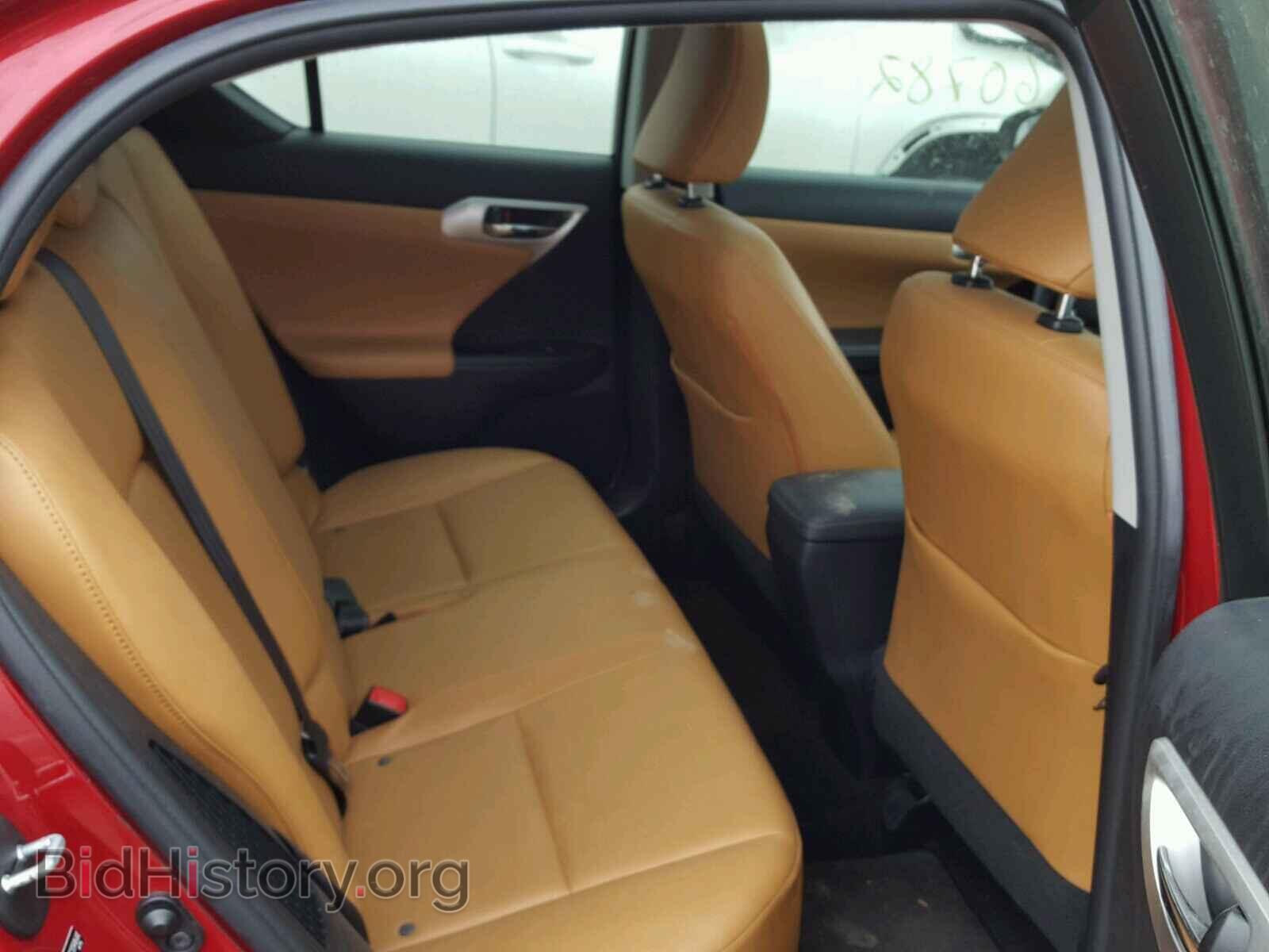 2012 LEXUS CT 200 - VIN: JTHKD5BH0C2094644 - Фото 6