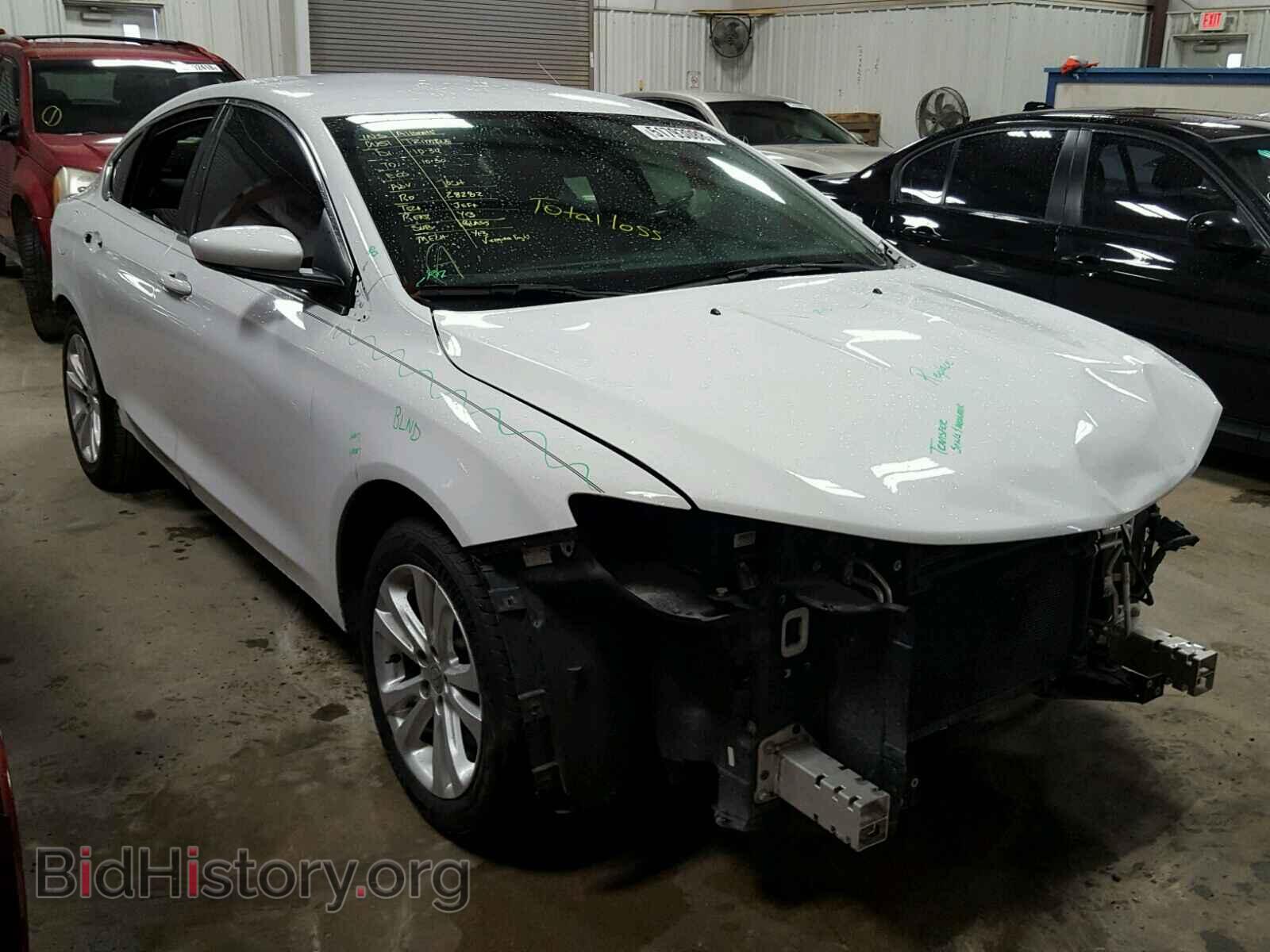 Фотография 1C3CCCAB7GN171609 - CHRYSLER 200 2016