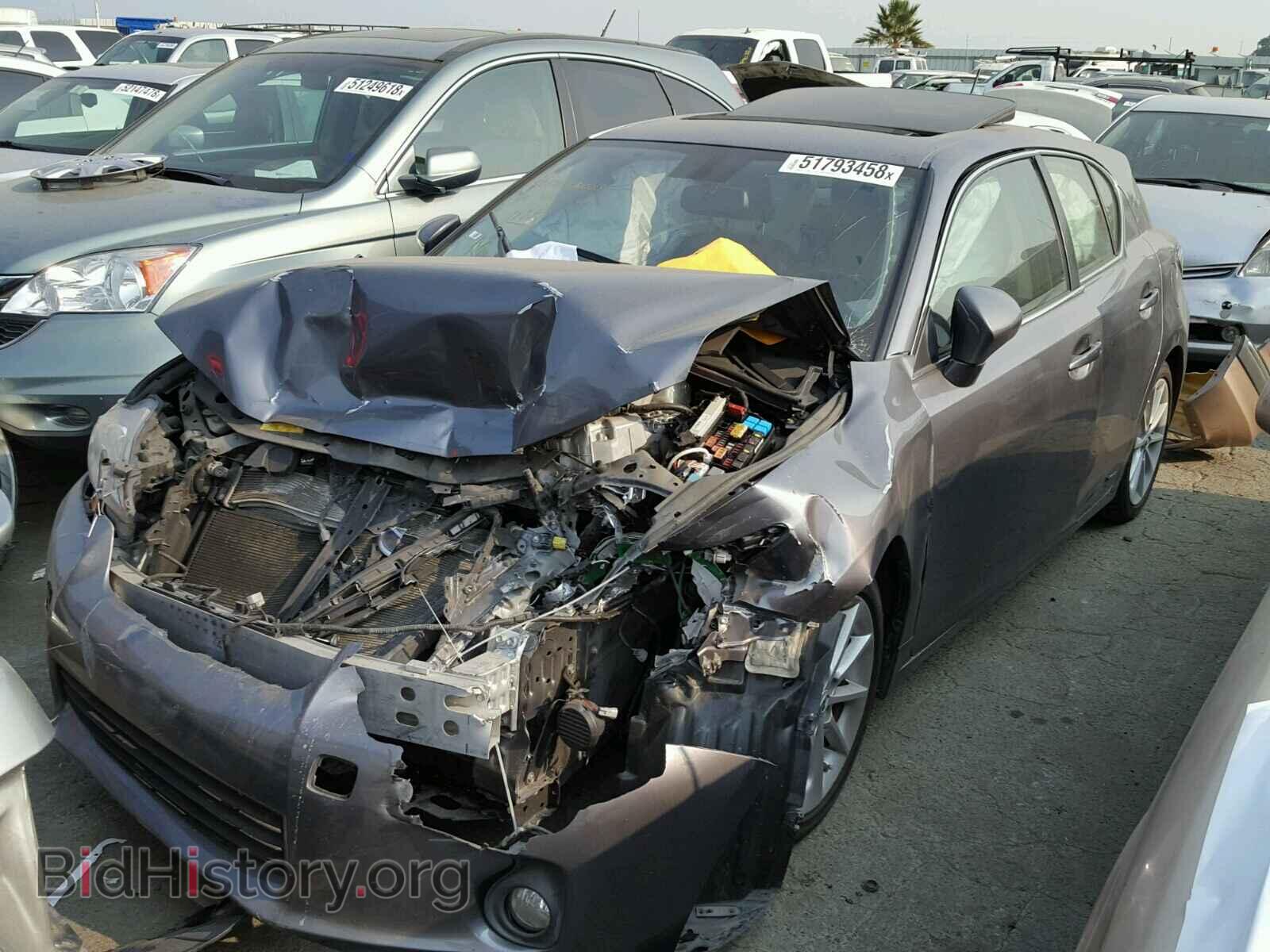 2013 LEXUS CT 200 - VIN: JTHKD5BH8D2126158 - Фото 2