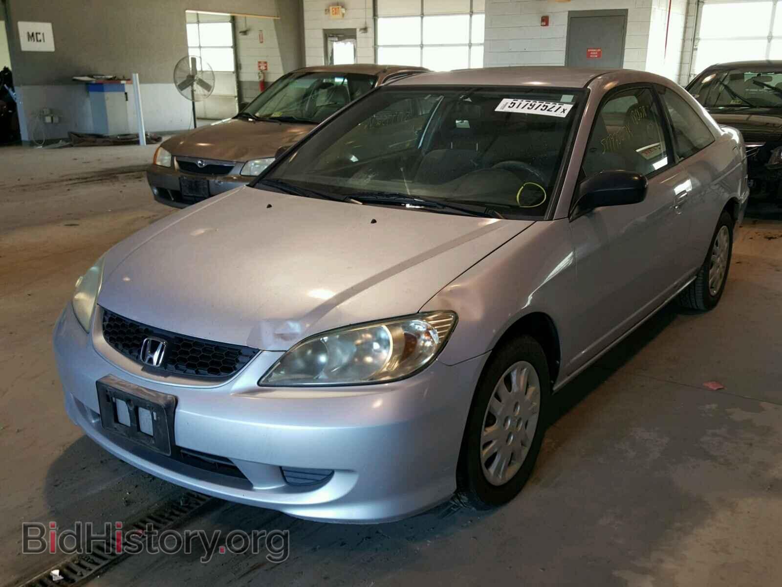 2005 HONDA CIVIC - VIN: 1HGEM22585L012841 - Фото 2
