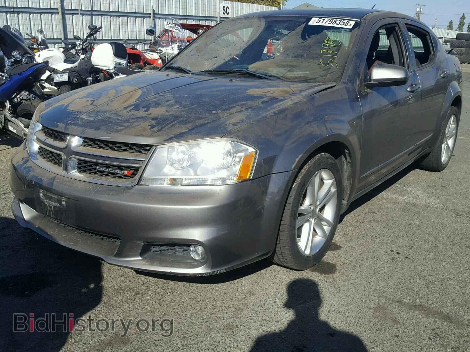 2012 DODGE AVENGER - VIN: 1C3CDZEG1CN309855 - Фото 2