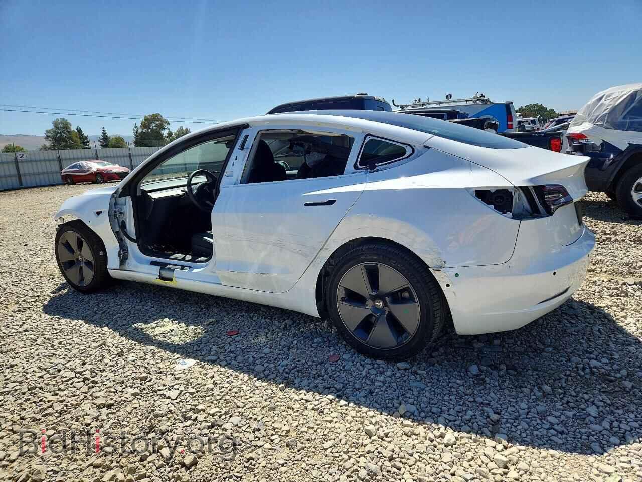 2021 TESLA MODEL 3 - VIN: 5YJ3E1EA8MF072142 - Фото 2
