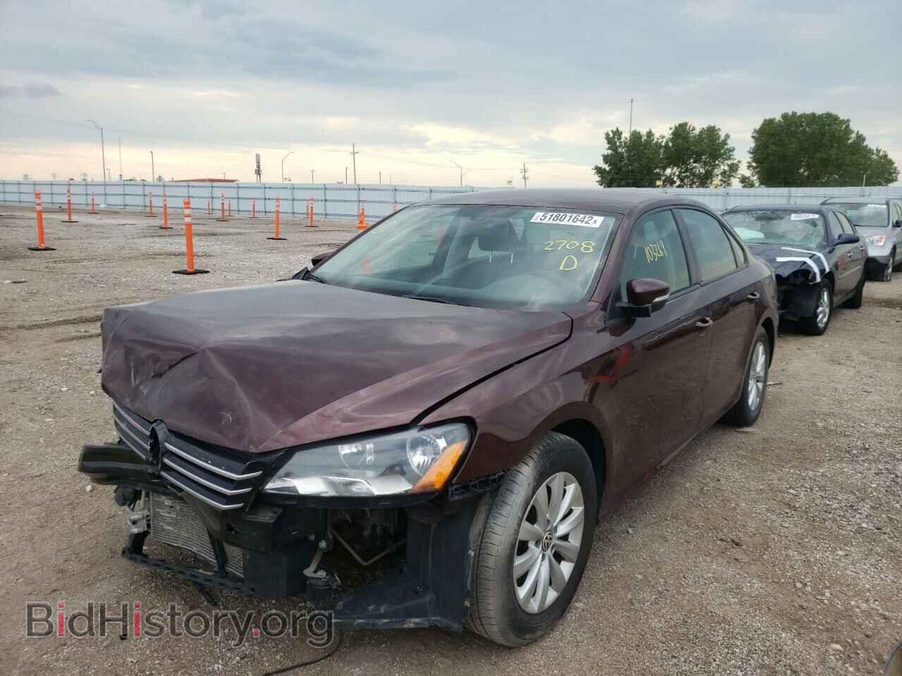 2012 VOLKSWAGEN PASSAT - VIN: 1VWAH7A36CC102708 - Фото 2