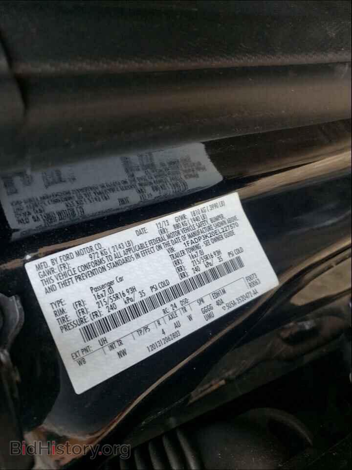2014 FORD FOCUS - VIN: 1FADP3K20EL227570 - Фото 10