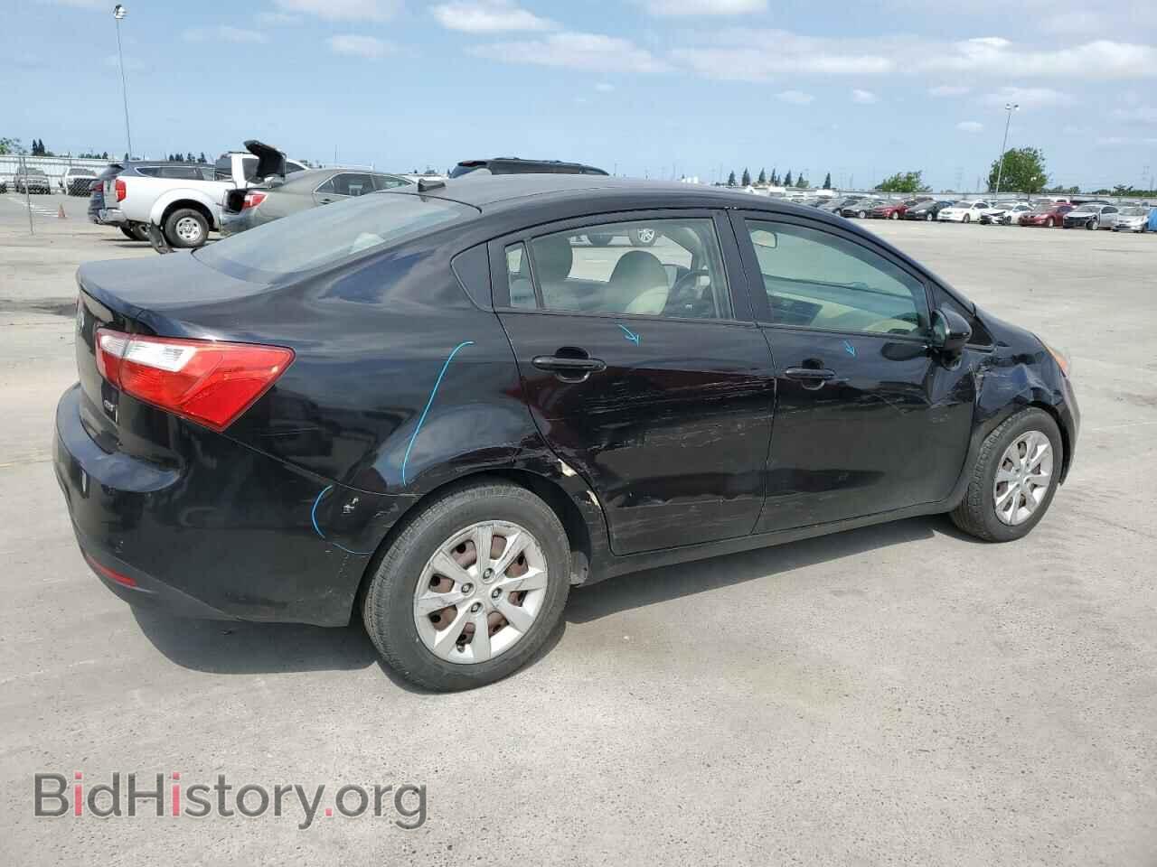 2013 KIA RIO - VIN: KNADM4A37D6252186 - Фото 3