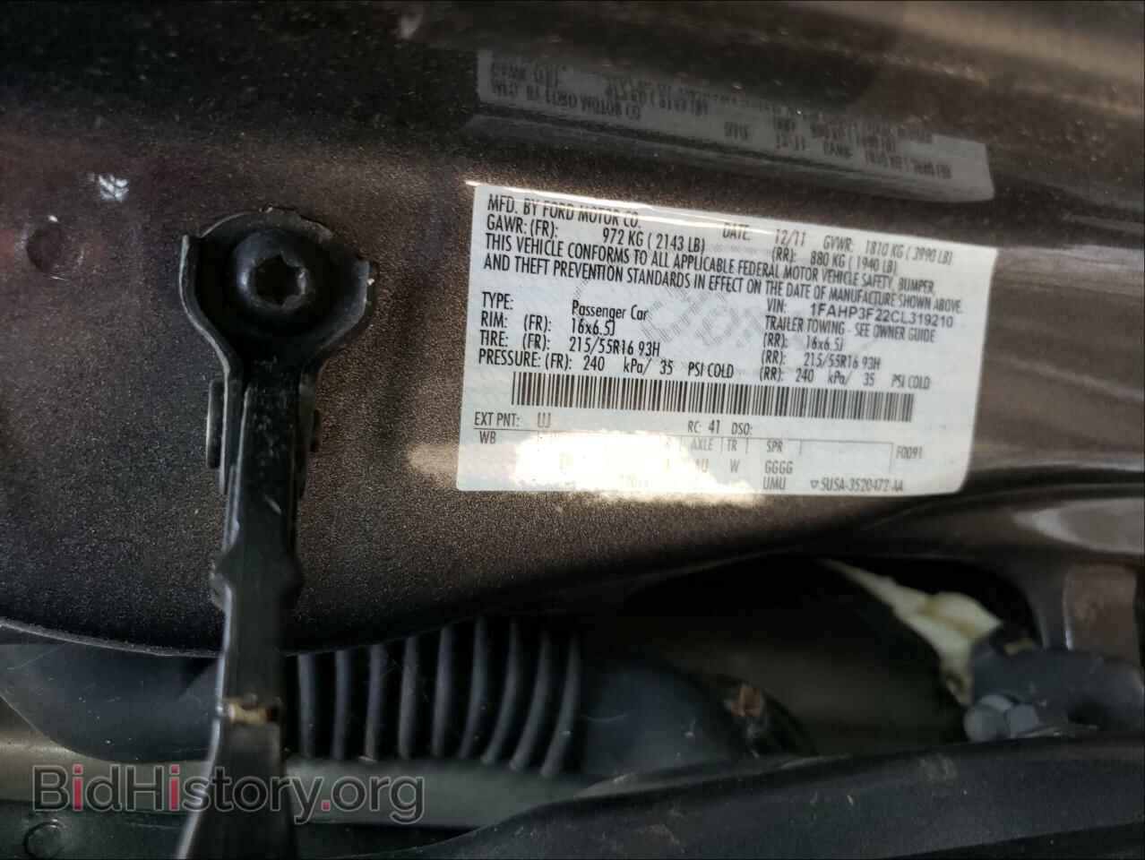 2012 FORD FOCUS - VIN: 1FAHP3F22CL319210 - Photo 10
