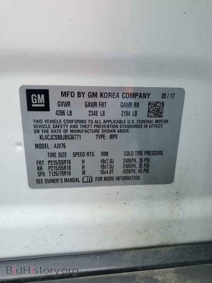 2018 BUICK ENCORE - VIN: KL4CJCSB8JB536771 - Photo 13