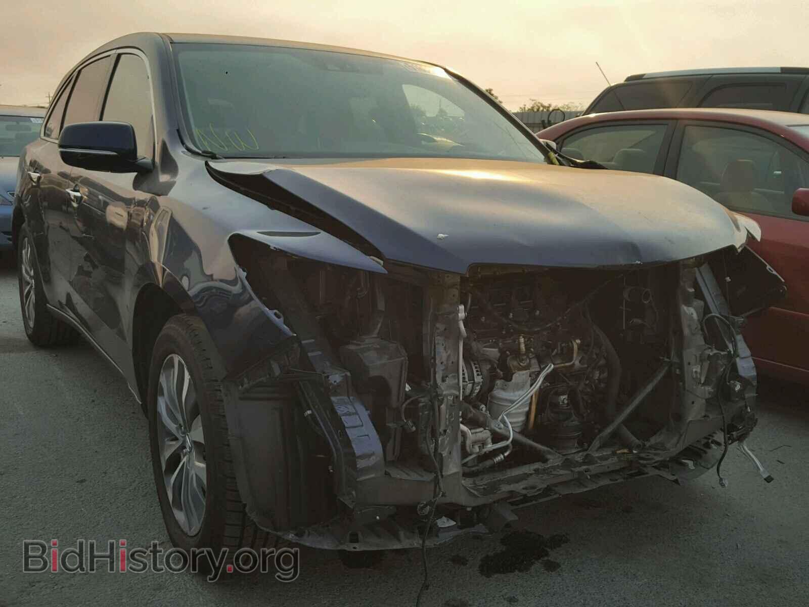 Фотография 5FRYD4H48EB040498 - ACURA MDX 2014