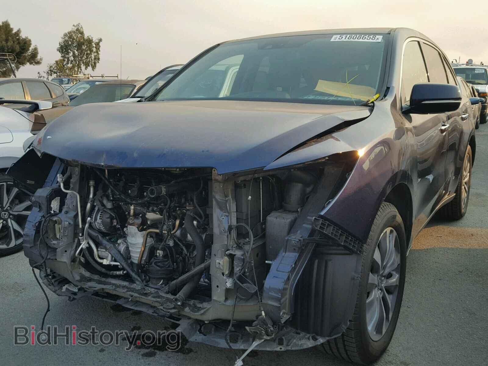 2014 ACURA MDX - VIN: 5FRYD4H48EB040498 - Фото 2