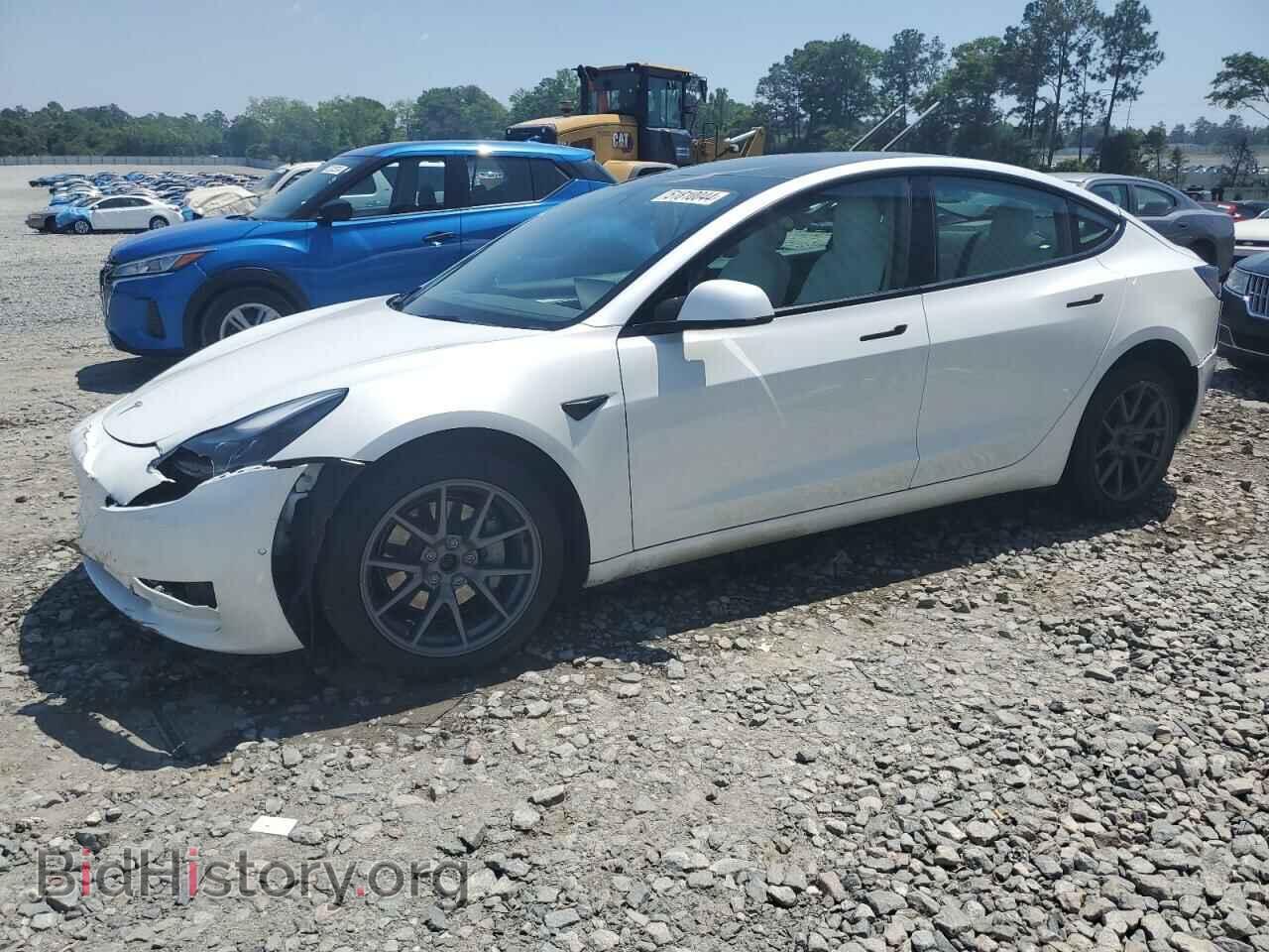 Photo 5YJ3E1EB4NF203741 - TESLA MODEL 3 2022