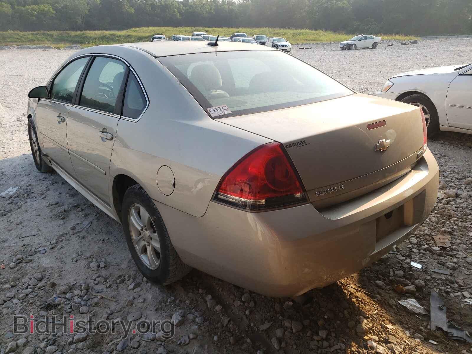 2012 CHEVROLET IMPALA - VIN: 2G1WF5E35C1325141 - Фото 3
