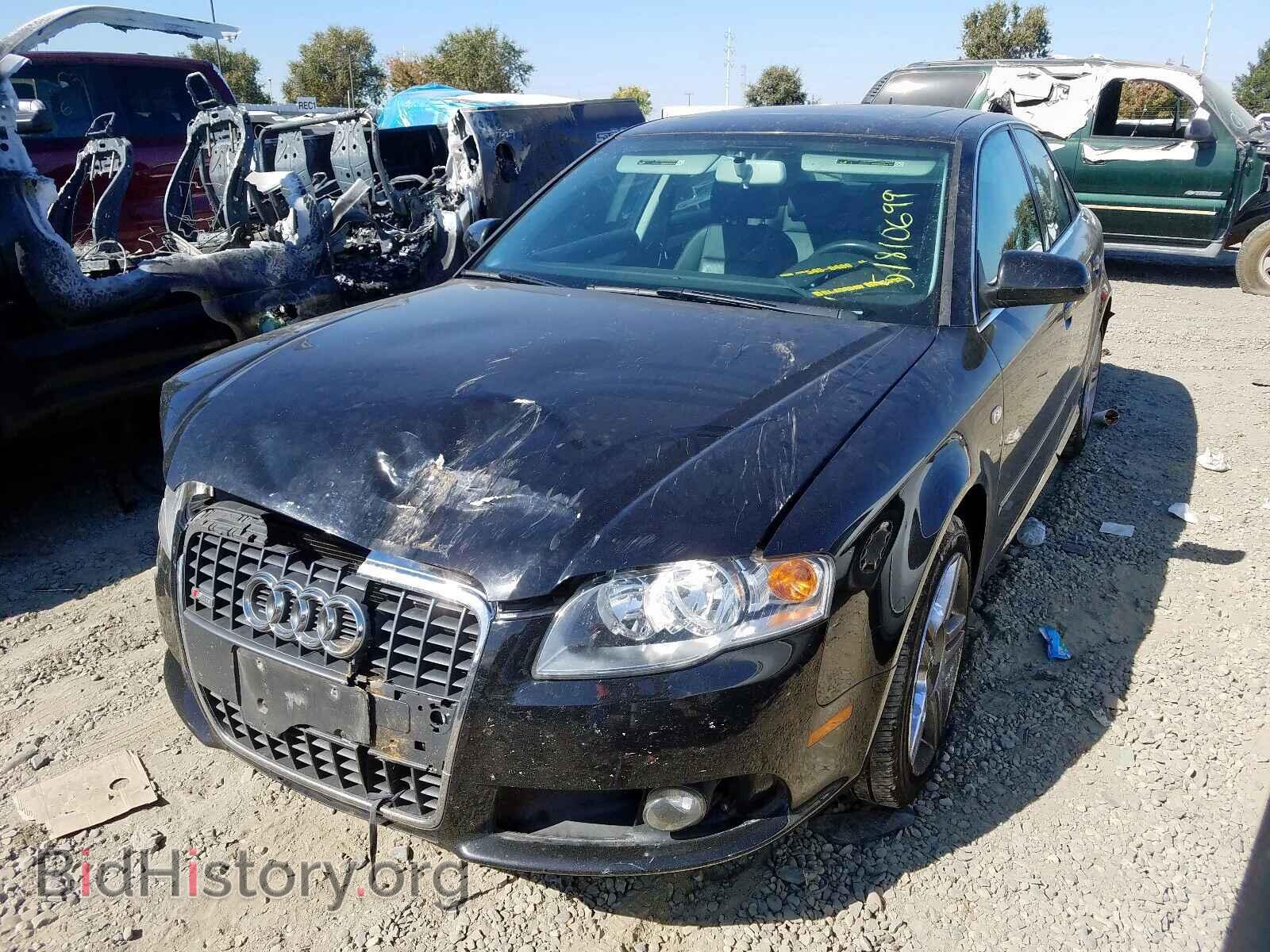2008 AUDI A4 - VIN: WAUDF78EX8A054255 - Фото 2