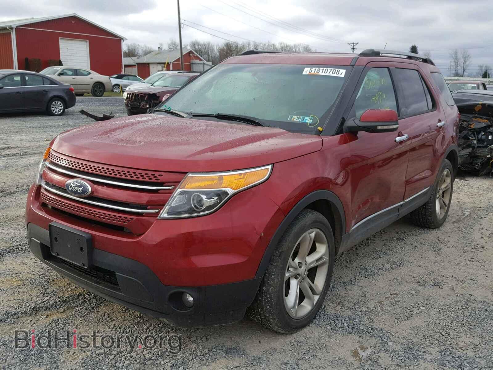 2013 FORD EXPLORER L - VIN: 1FM5K8F87DGA68154 - Фото 2