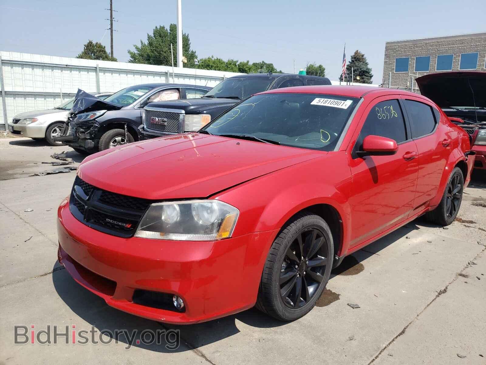 2013 DODGE AVENGER - VIN: 1C3CDZCB8DN620210 - Фото 2