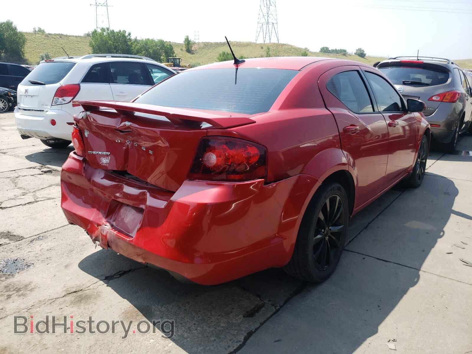 2013 DODGE AVENGER - VIN: 1C3CDZCB8DN620210 - Фото 4