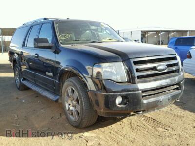 2008 Ford EXPEDITION, черный — VIN 1FMFK20558LA46571, Copart